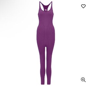 NWT Astro Remiges womans Purple one piece athletic jumpsuit Size Medium 8-10